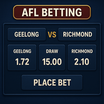 Baxterbet - AFL Betting Markets - Australian Rules Football