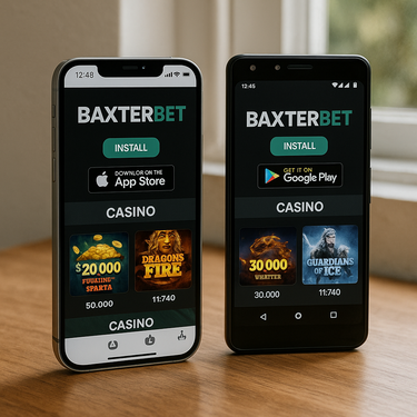 Baxterbet Casino - Mobile Apps - iOS and Android Options